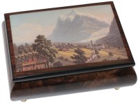 Inlaid Stichkarte Grindelwald, Anno 1850
